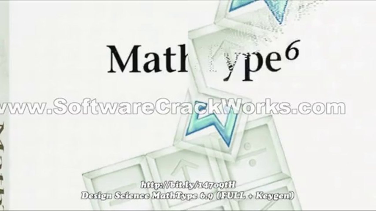 mathtype 6.9 serial